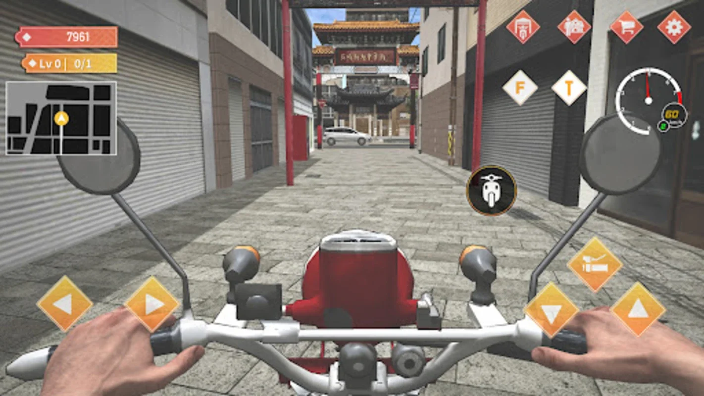 Japan Postman Moto Simulator for Android - Navigate Nagasaki on a Motorcycle