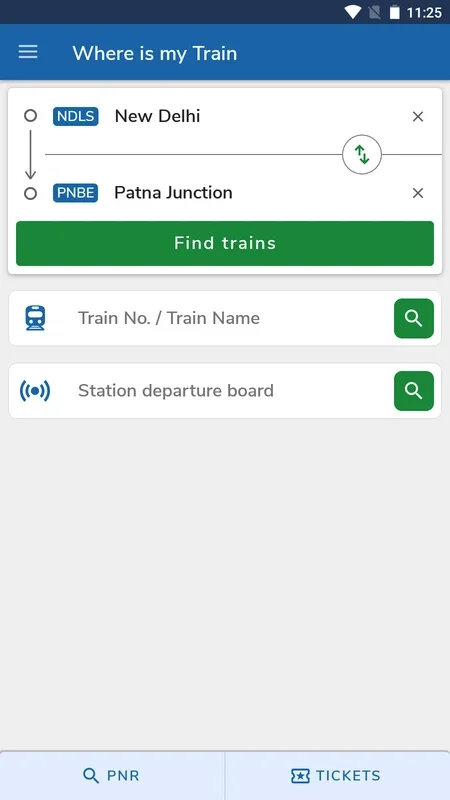 Where is my Train: Real-time Train Tracking for Android