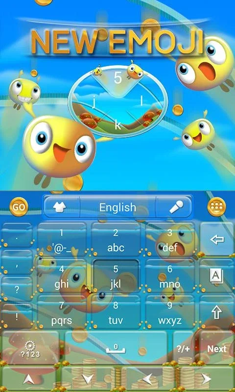 New Emoji GO Keyboard Theme for Android: Transform Your Typing