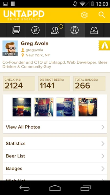 Untappd for Android: Discover and Share Beer Adventures