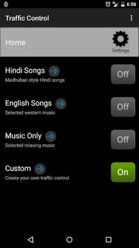 Traffic Control for Android: Efficient Traffic Management