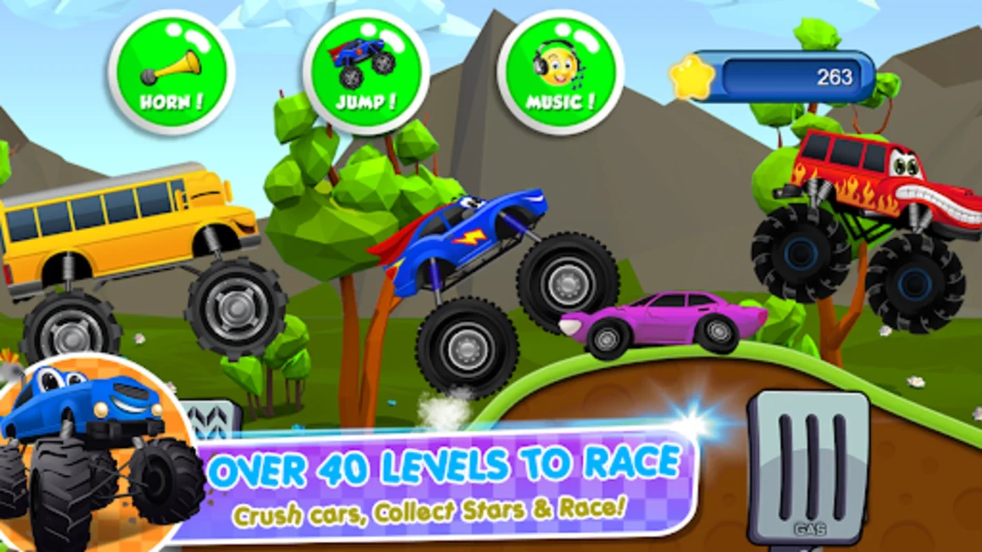 Monster Trucks Kids Game for Android - Fun and Learning for Youngsters