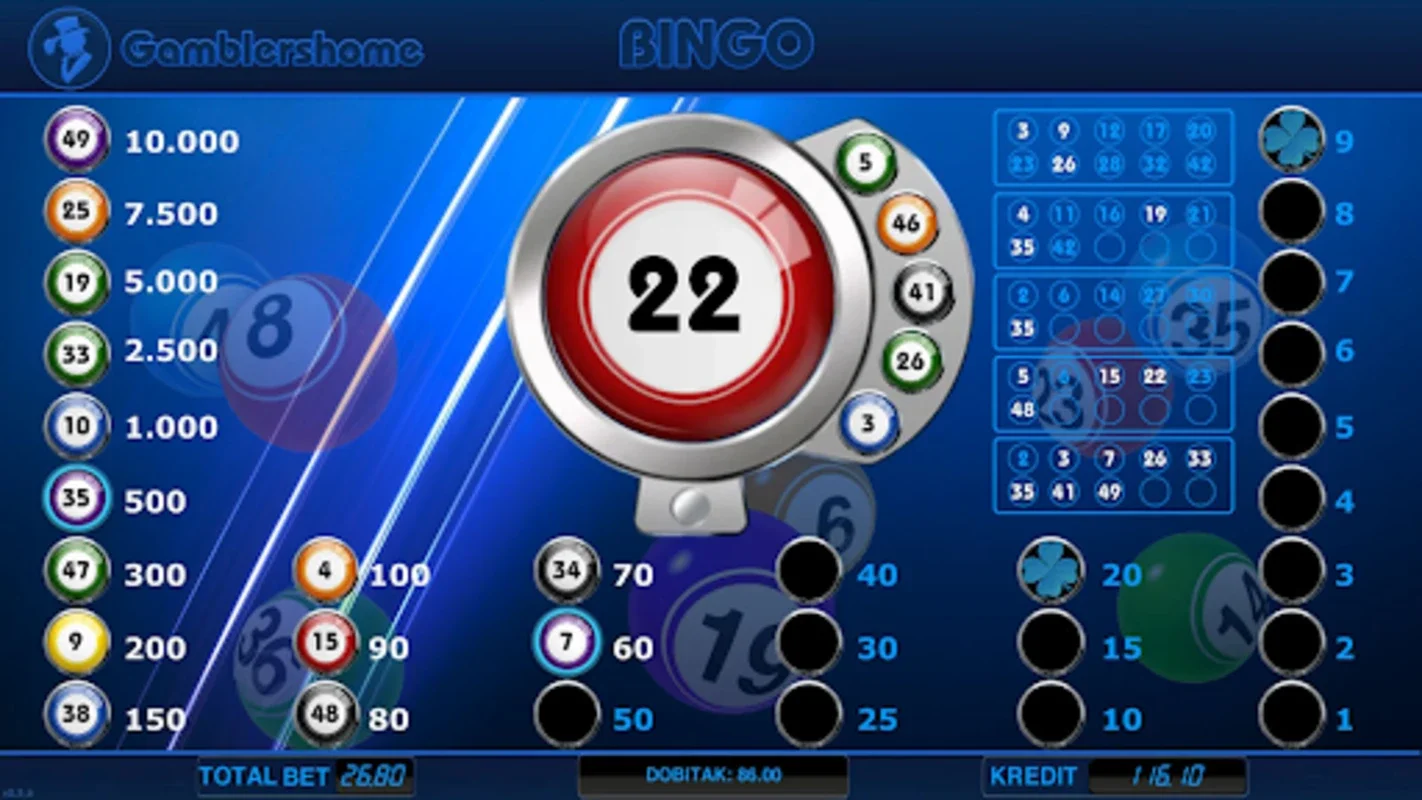 Gamblershome Bingo for Android - A Strategic and Thrilling Game