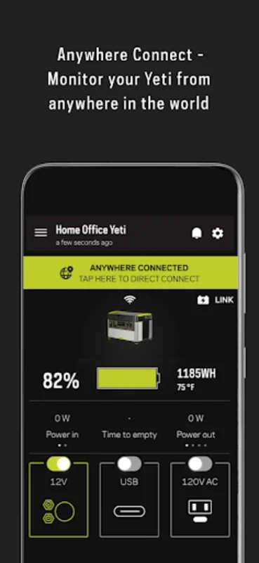 Goal Zero Yeti for Android - Manage and Optimize Energy Devices