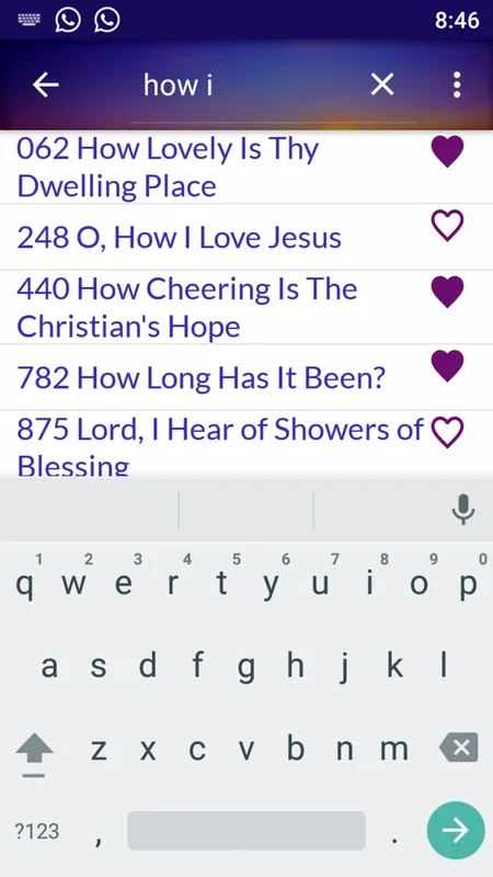 SONGS FOR WORSHIP, SDA HYMNAL for Android - Spiritual Hymns App