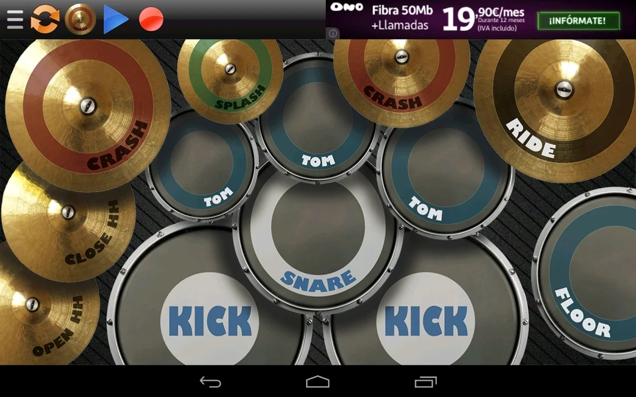 REAL DRUM: Electronic Drum Set for Android