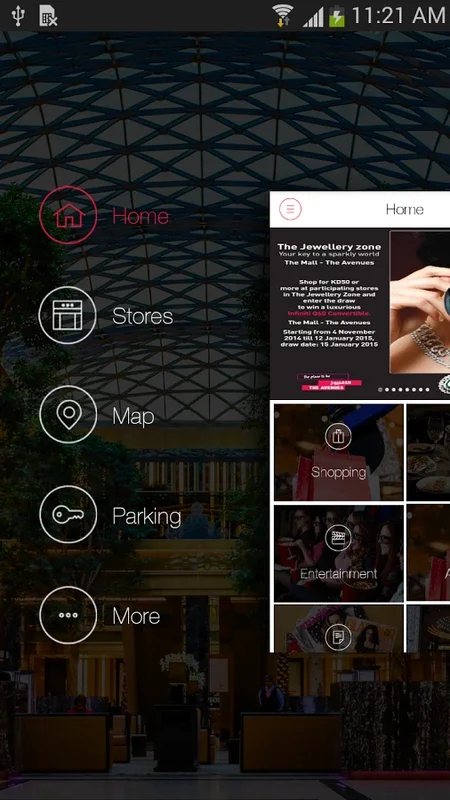 The Avenues for Android - Immersive Shopping Experience