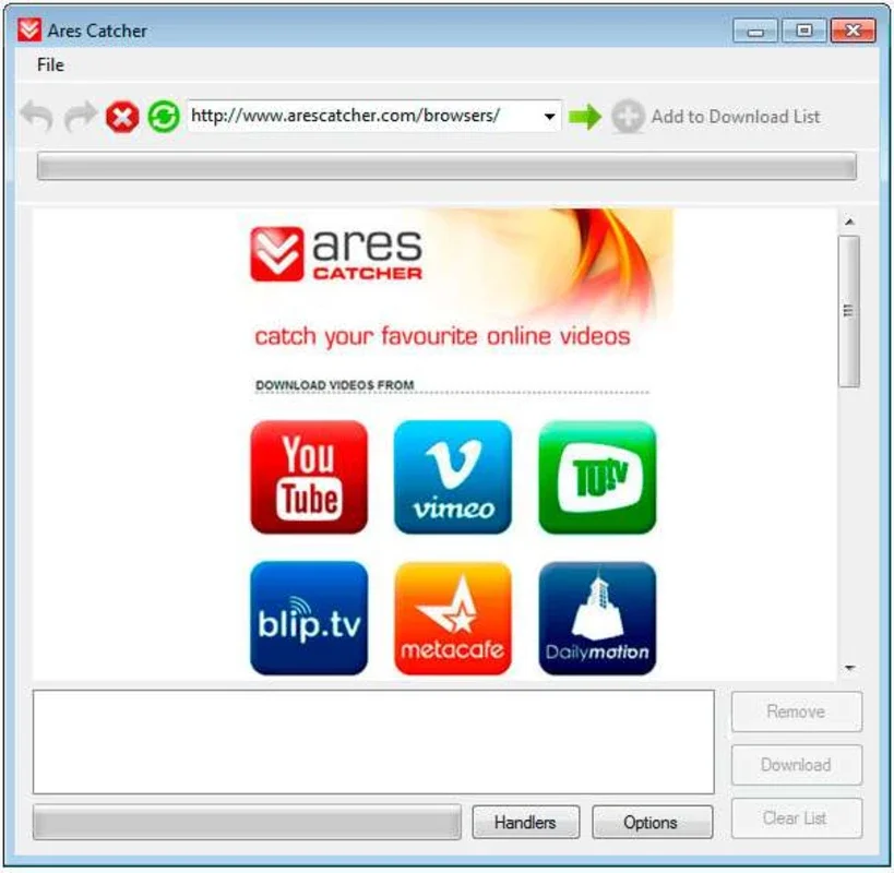 Ares Catcher for Windows - Download it Now for Free