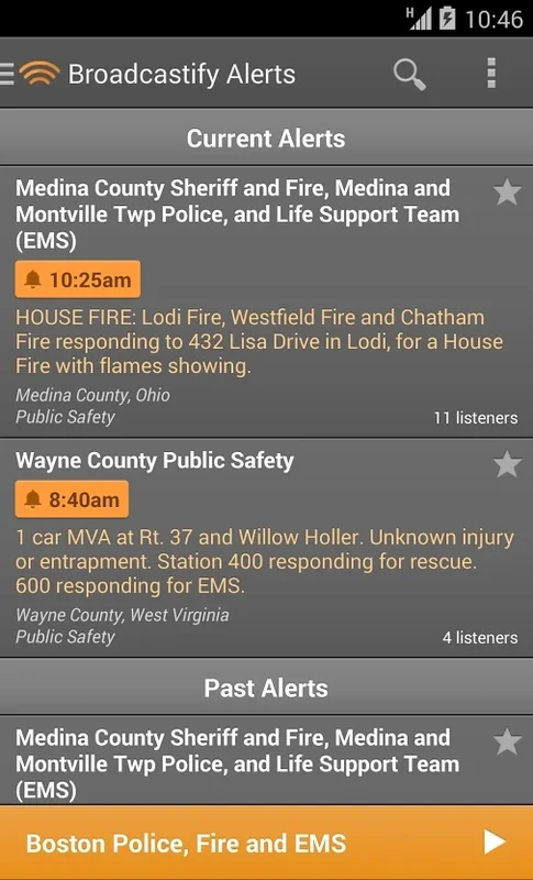 Scanner Radio for Android: Listen to Police and Firefighter Scanners