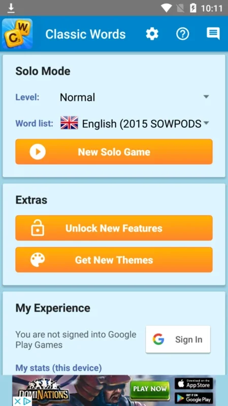 Classic Words Free for Android - Play and Compete