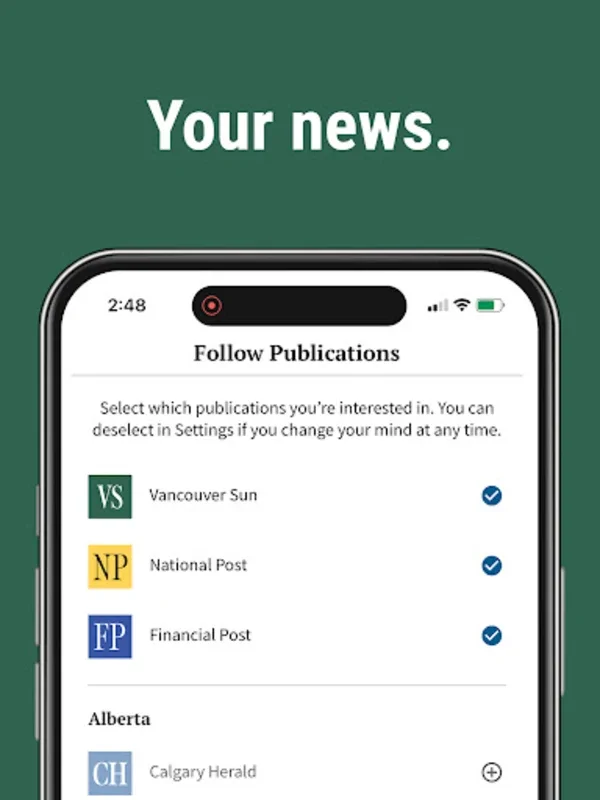 The Vancouver Sun for Android - Personalized News Experience