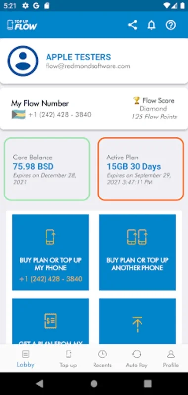 Topup Flow for Android - Effortless Mobile Top-Ups