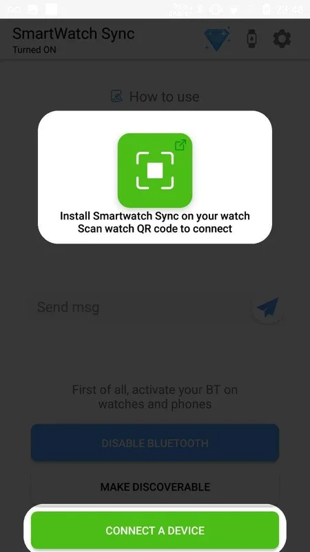 SmartWatch Sync for Android - Seamless Bluetooth Link