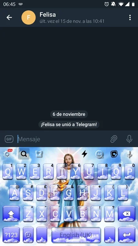 Holy Jesus for Android - Customize Your Keyboard with Divine Grace