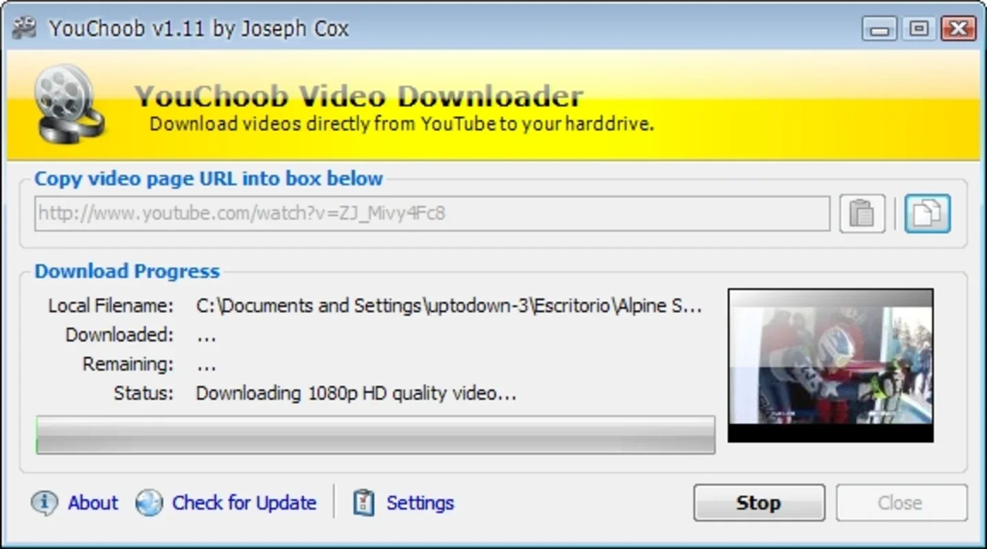 YouChoob for Windows - Effortless Youtube Video Downloads