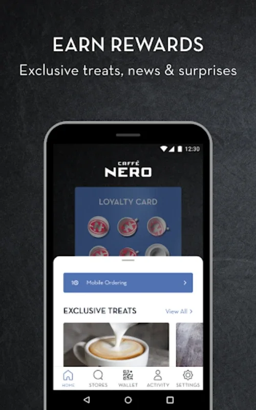 Caffè Ne‪ro for Android - Secure In-Store Payments & Loyalty