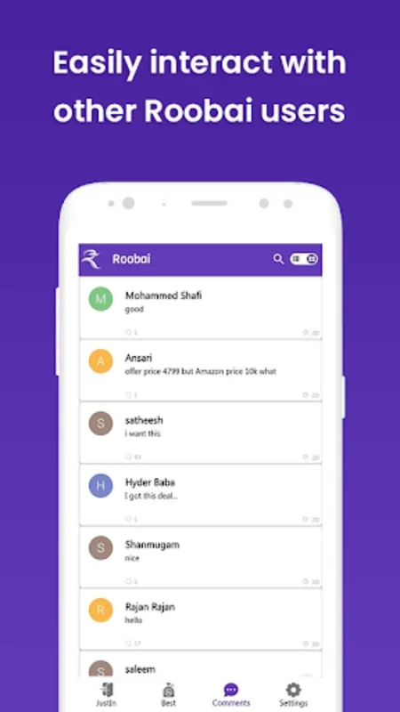 Roobai-Online Shopping Deals for Android: Unbeatable Deals
