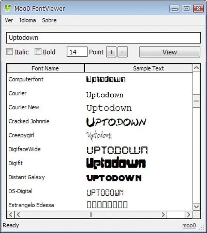 Moo0 FontViewer: Simple Windows Font Viewer for Easy Comparison