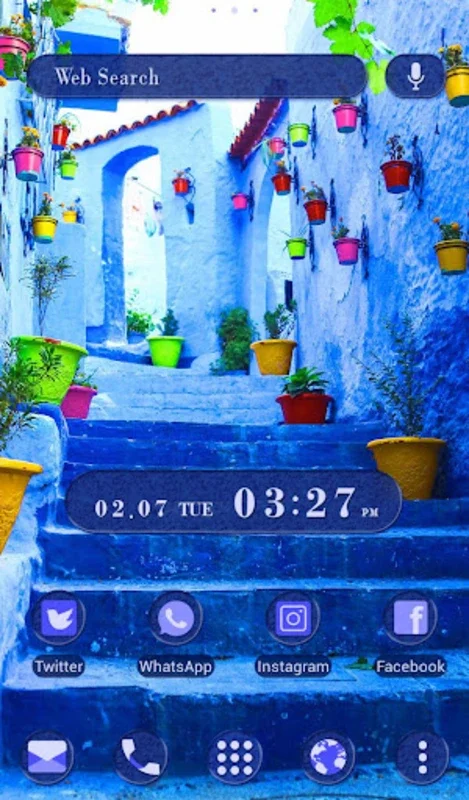 Blue Chaouen for Android - Customize Your Device with Moroccan Charm