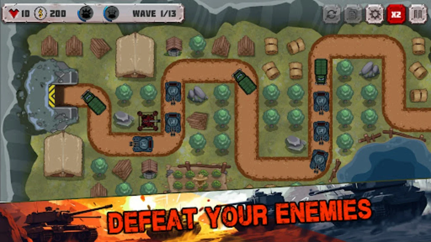 Battle Strategy: Tower Defense for Android - Strategic WWII Tower Defense