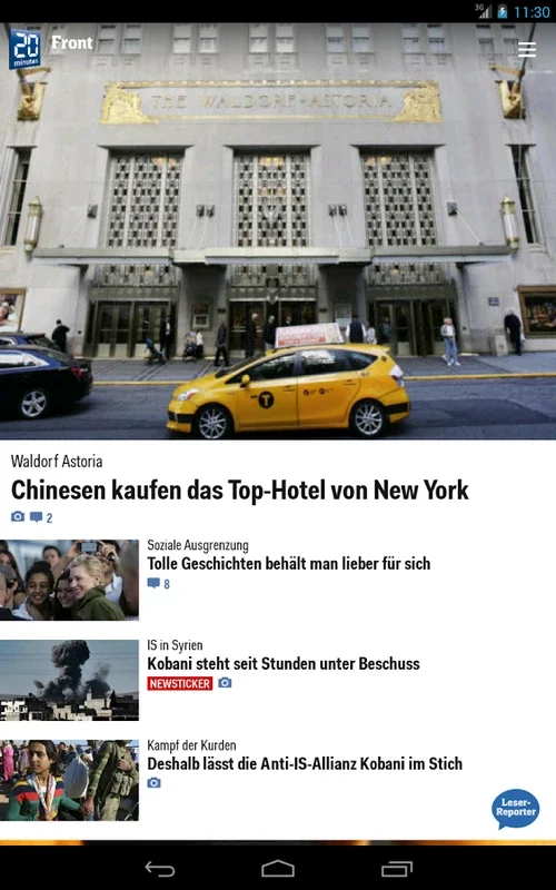 20 Minuten (CH) for Android - Swiss News at Your Fingertips