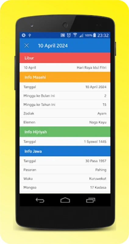 Kalender 2022 + Hijriyah Jawa for Android - Convenient Calendar App