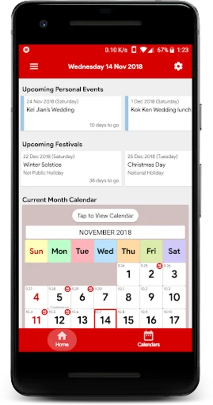 Calendar2U:KOR for Android - Explore Korean Culture