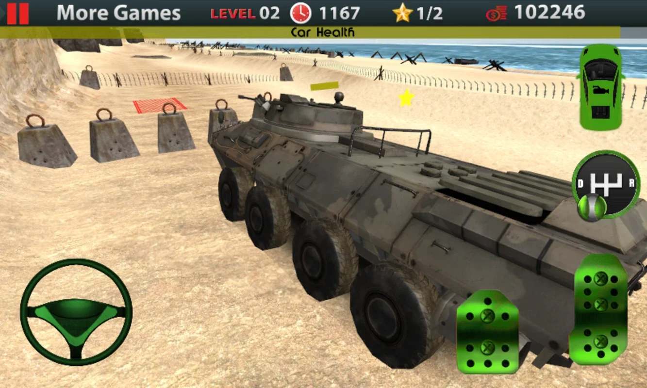 Army Parking Wars for Android - Test Your Parking Skills