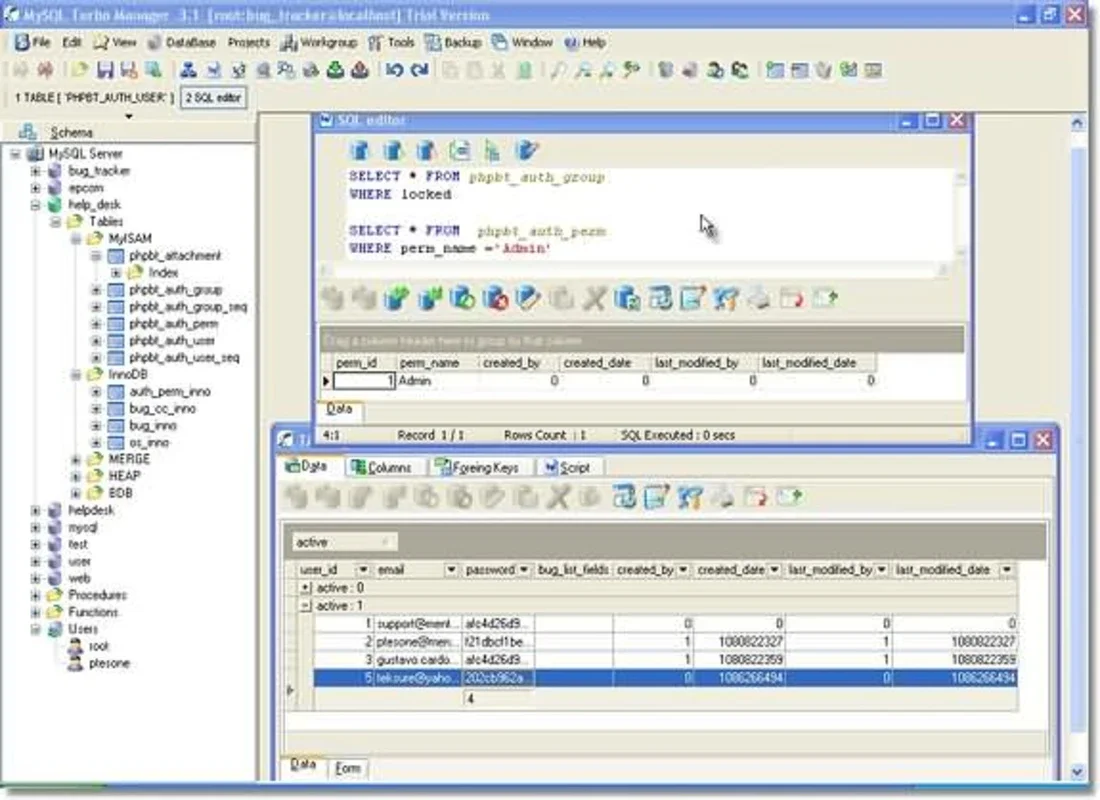 MySQL Turbo Manager Enterprise for Windows - Streamlined DB Management