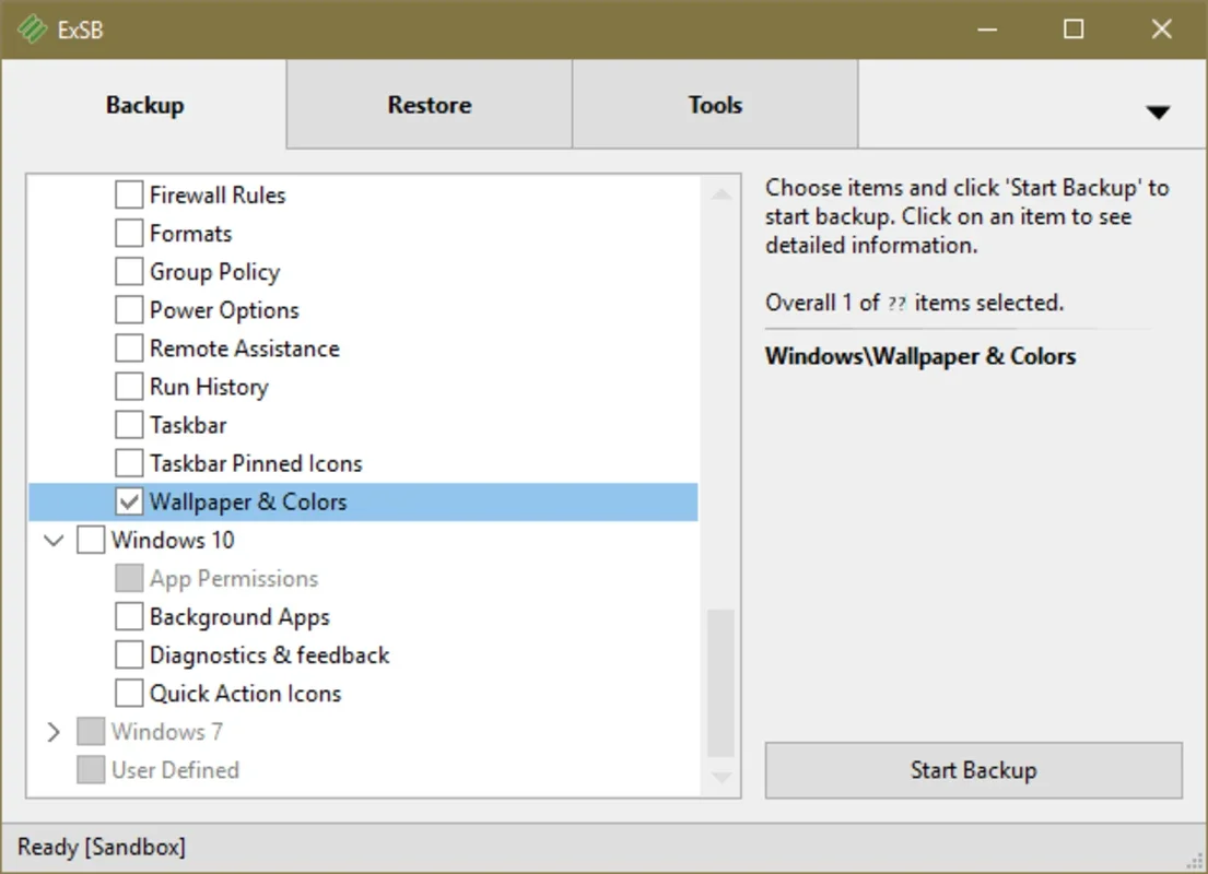 EaseXP Settings Backup for Windows - Secure Your System