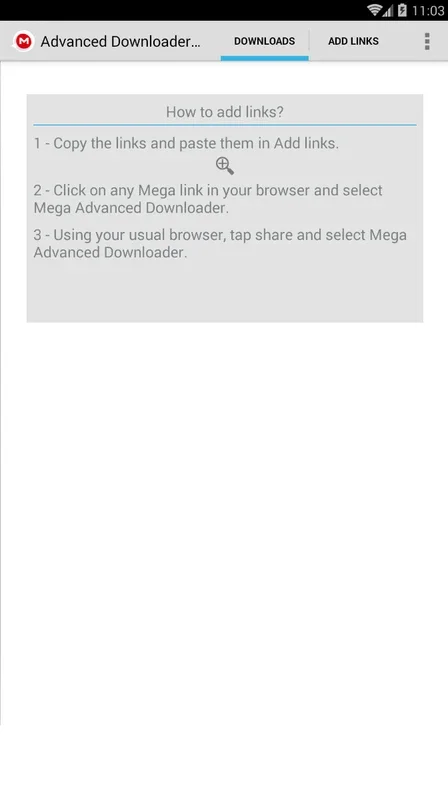 Advanced Downloader for Mega on Android - Download Now