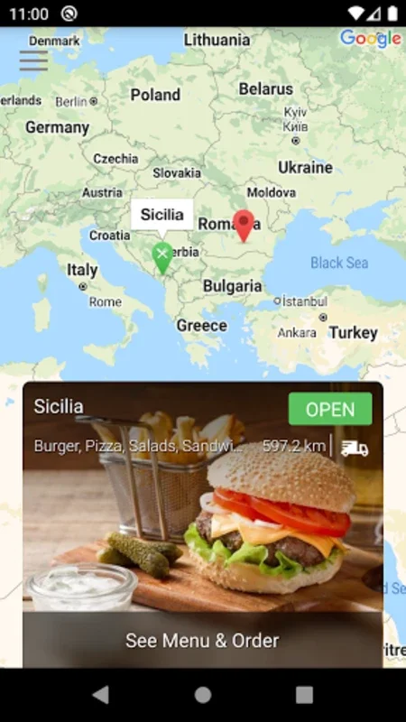 Sicilia MNE for Android - Effortless Sicilian Gourmet Ordering