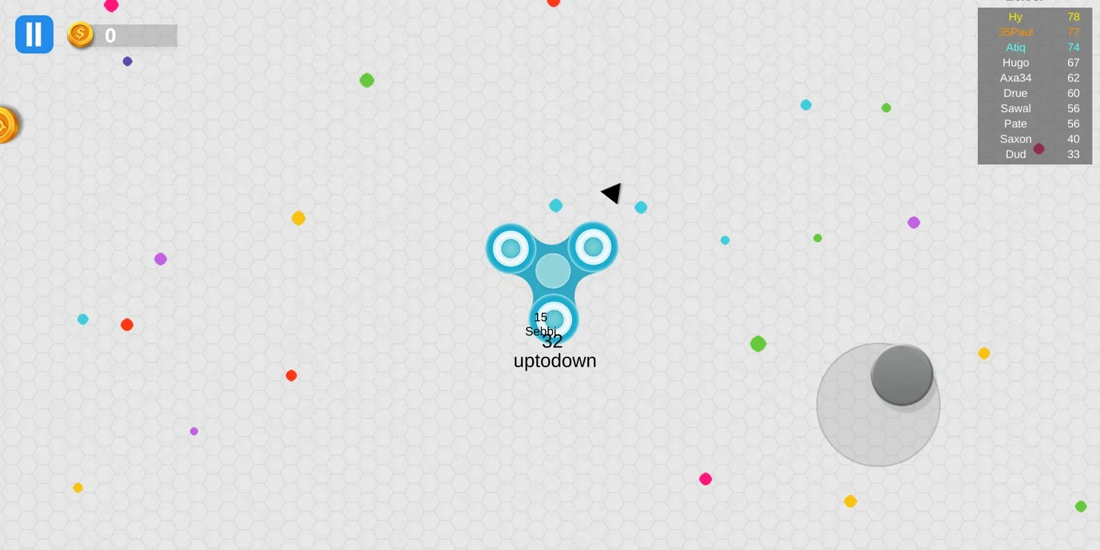 Fidget Spinner IO for Android - Play the Multiplayer Arcade Game