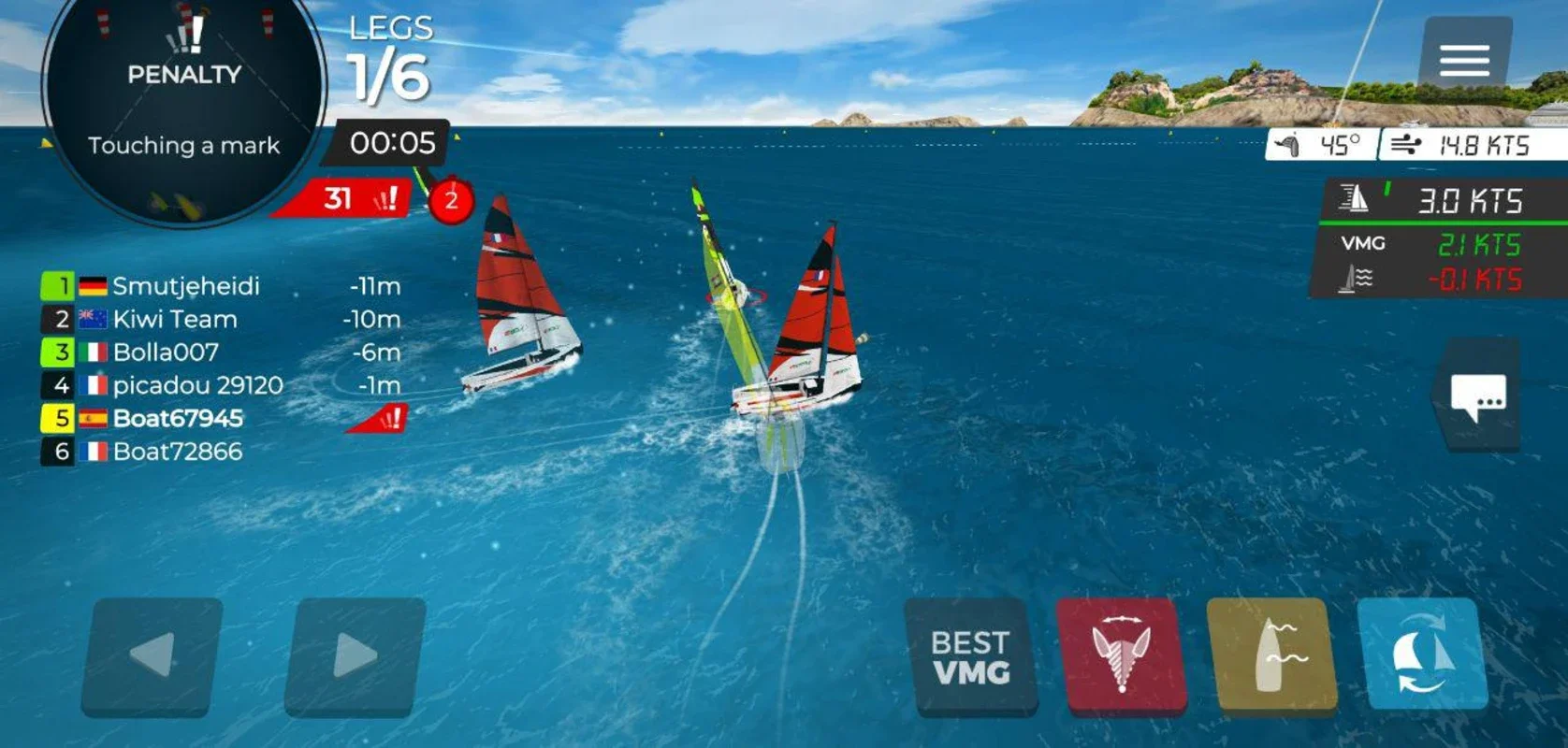 Virtual Regatta Inshore for Android - A Realistic Racing Experience