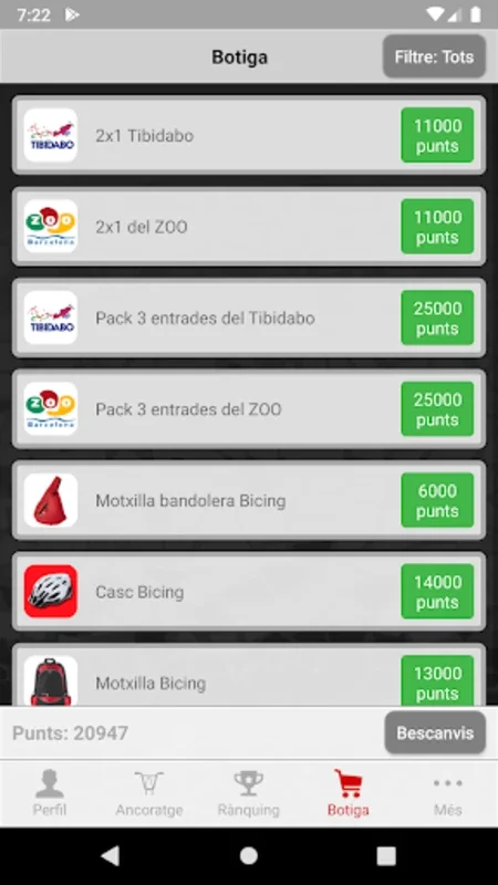 Joc Bicing for Android - Cycling with Rewards