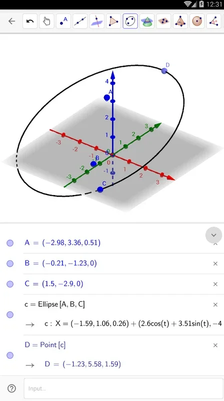 GeoGebra 3D Calculator for Android - A Great Tool for 3D Math