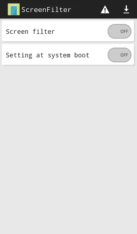 ScreenFilter for Android - Reduce Eye Strain
