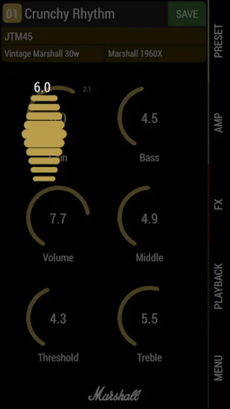 Marshall Gateway for Android - Control Your Amplifiers Easily