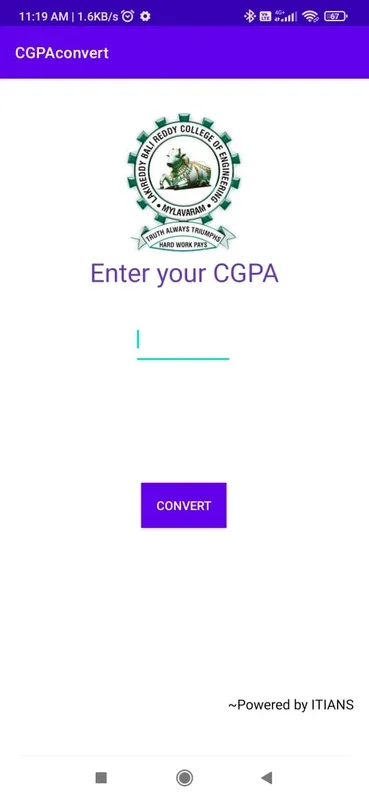 CGPAconvert for Android: Simplify GPA Conversion