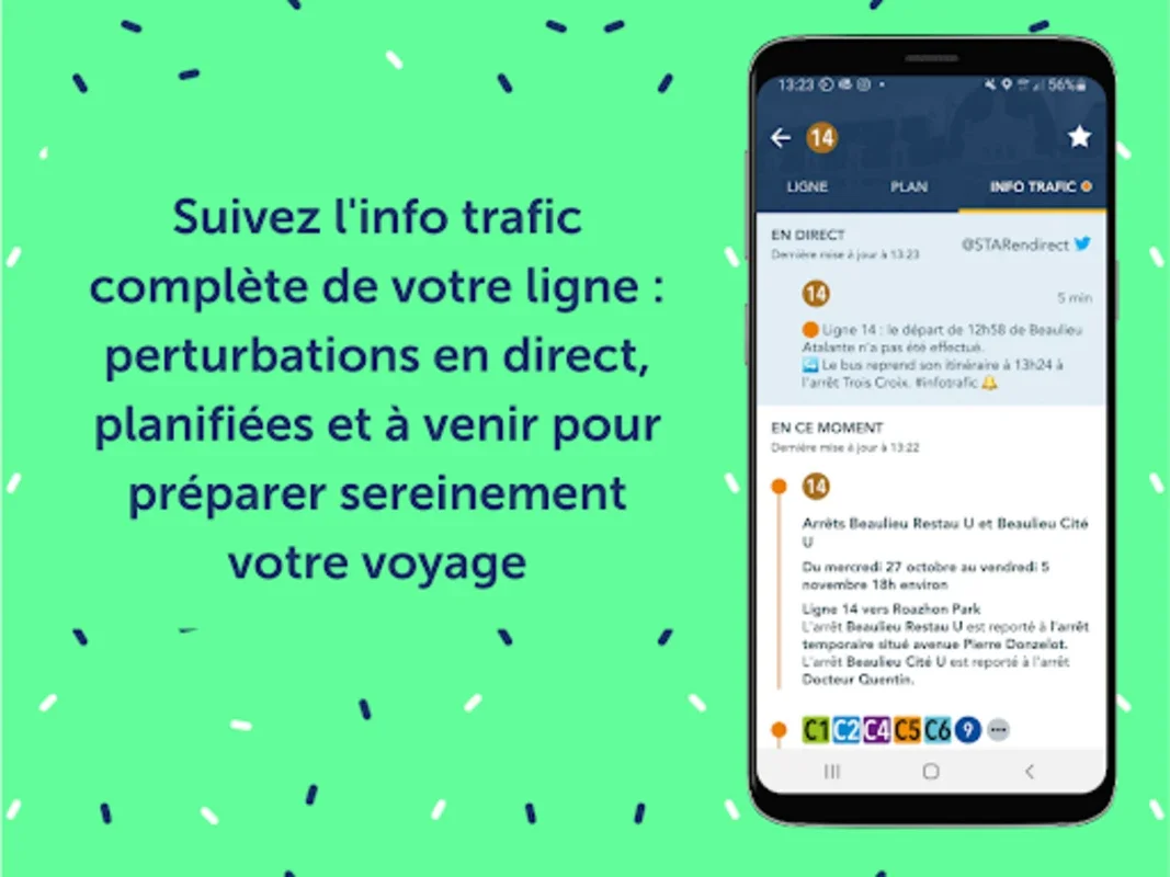 STAR : bus, métro à Rennes for Android - Streamlined City Travel