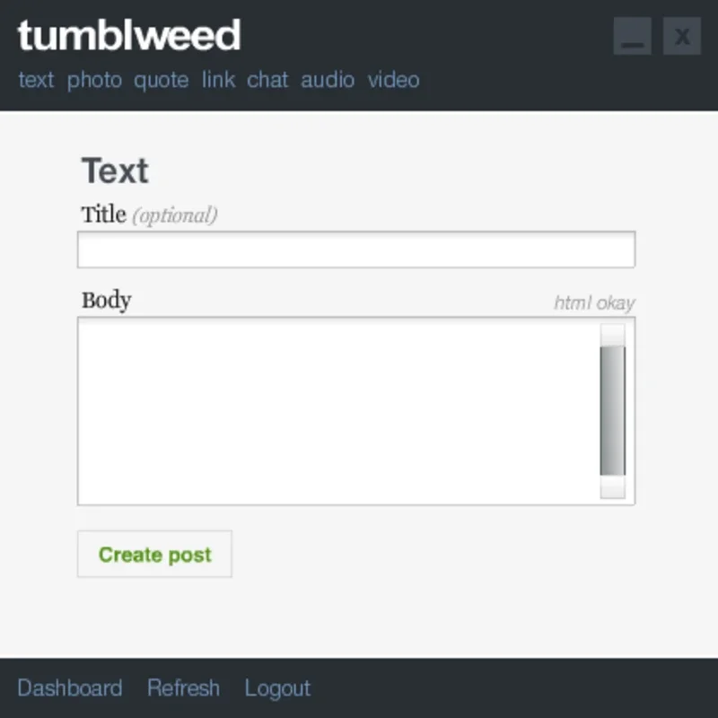 tumblweed for Windows - Unleash Its Potential