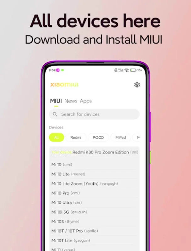 MIUI Downloader Pro for Android - Streamlined APK Downloads