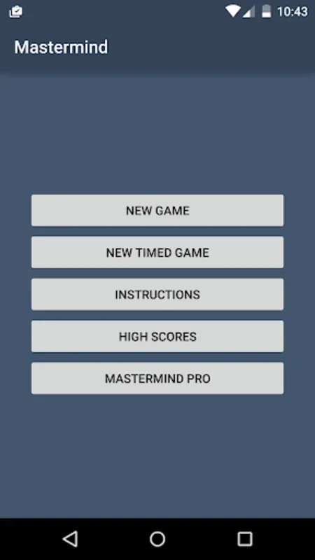 Mastermind for Android: Engaging Puzzle with Timed Challenges