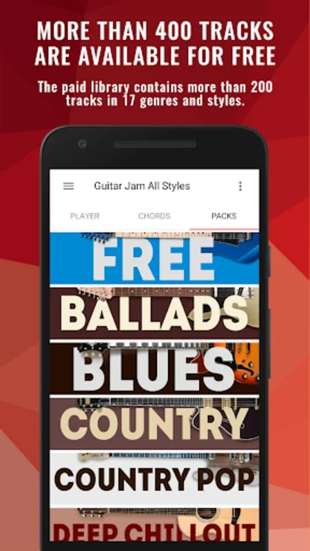 Backing Tracks Guitar Jam Ulti for Android - Enhance Your Jamming