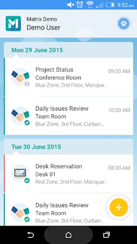 Matrix Booking for Android: Streamline Workplace Reservations