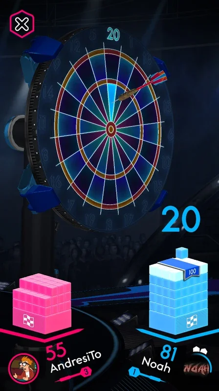 Darts of Fury for Android: Global 3D Dart Competitions