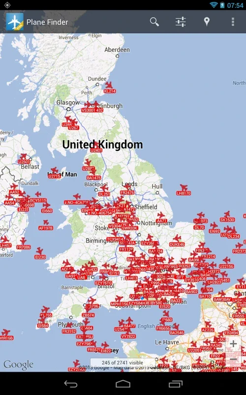 Plane Finder Free for Android - Real-Time Flight Tracking