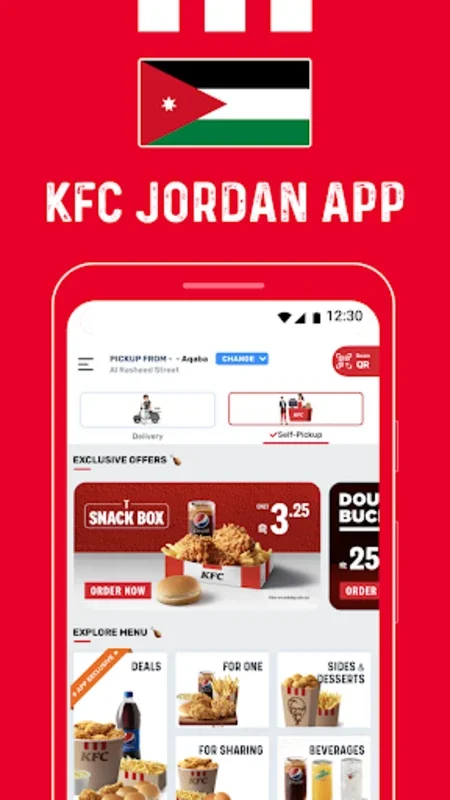 KFC Jordan for Android - Effortless Ordering & Delivery