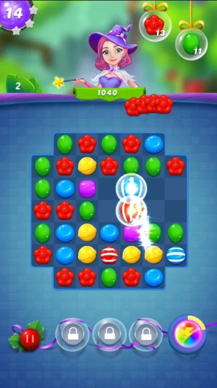 Candy Witch Match 3 Puzzle for Android - Engaging Match-3 Fun