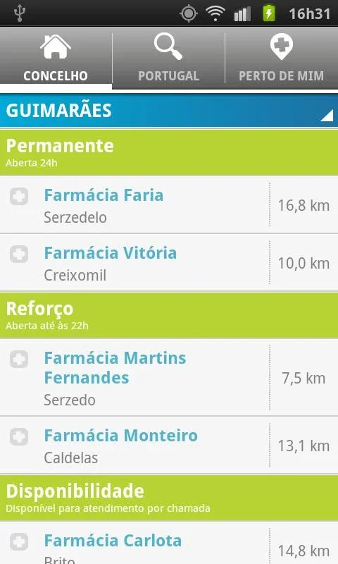 Farmácias de Serviço for Android - Find Pharmacies Easily